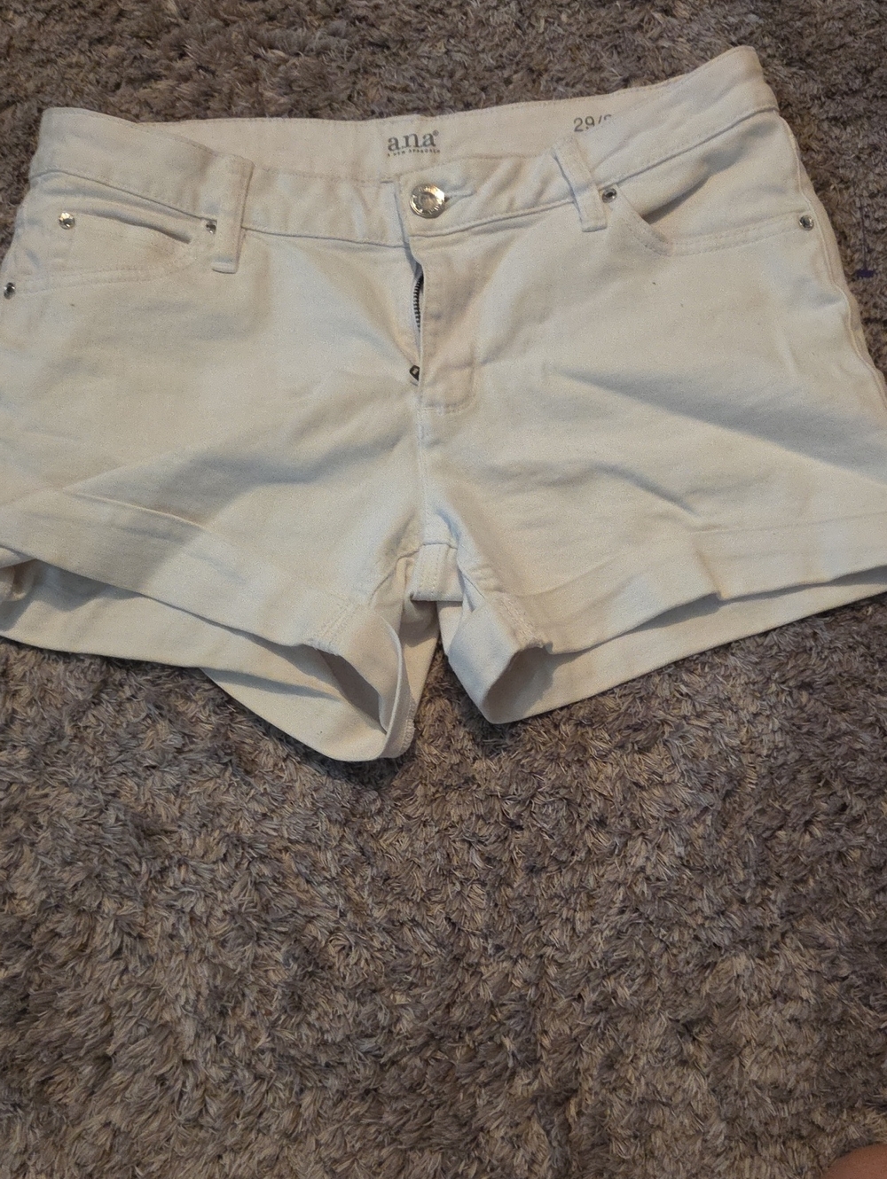 a.n.a White Women’s Denim Shortie Shorts